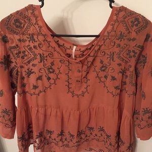 Small Free People flowy sheer top